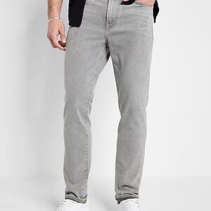 Express Men's Light Gray Slim Jeans
